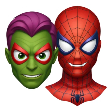 Spiderman's Green goblin classic sticker