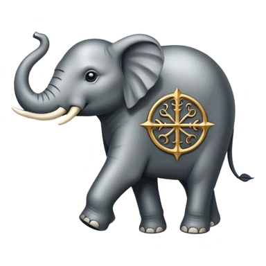 Game of thrones style elephant Sigil  sticker