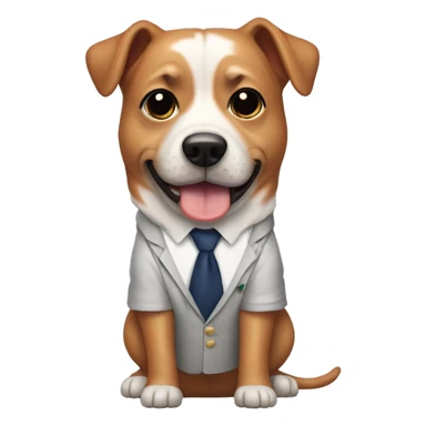 Perro con traje de salchicha  sticker