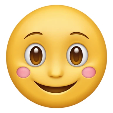 smiling face emoji, classic style sticker