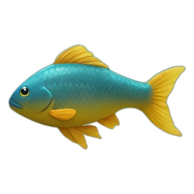 Un poisson dans l’eau sticker