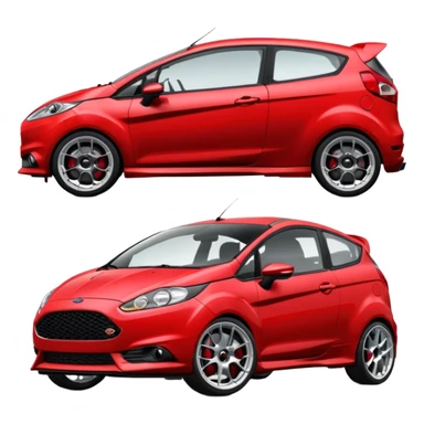 Ford fiesta st150 red sticker