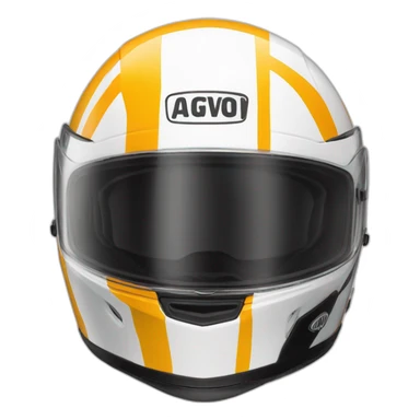Agv brand motorcycle helmet sticker