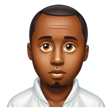 P Diddy with shiny baby oil sticker