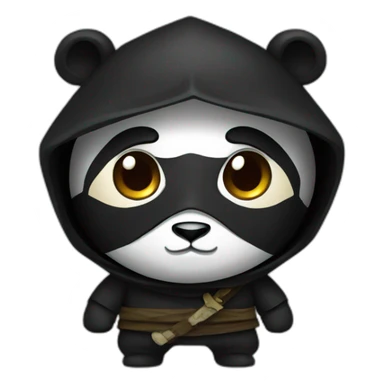 Panda Ninja Arab sticker
