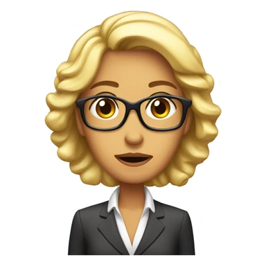Fancy business woman vp sales hangover sticker