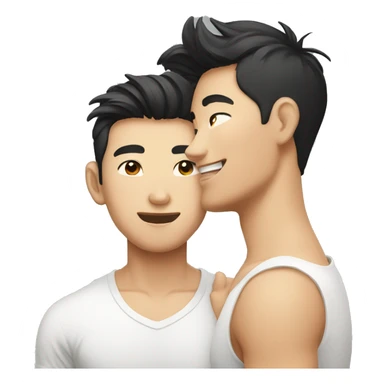 Asian gay couple Thai sticker