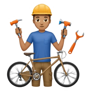 Bike Repair Mechanic sticker