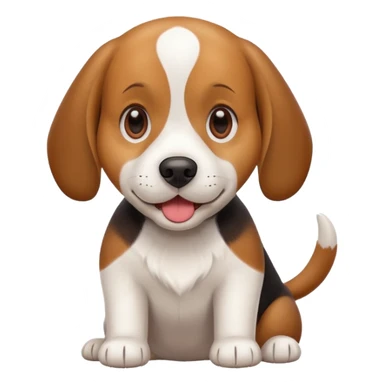 Beagle dog emoji sticker
