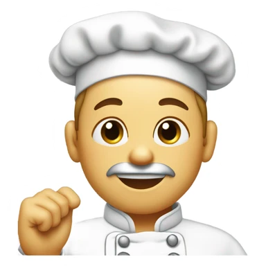 Chef kissing fingers sticker