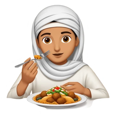 Arabic eat sticker