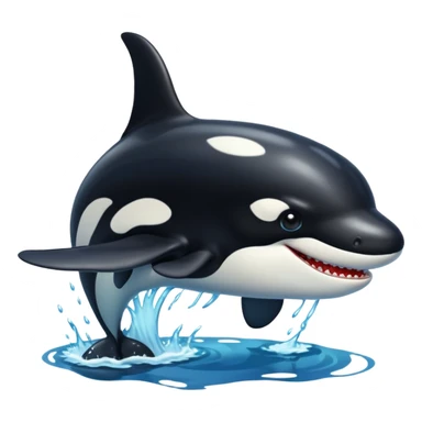 orca as a serial killer sticker