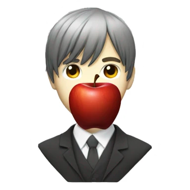 Light Yagami with apple sticker