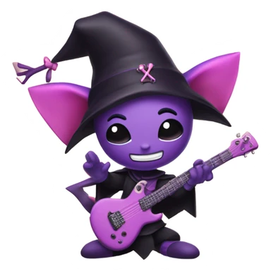 Purple kuromi  sticker