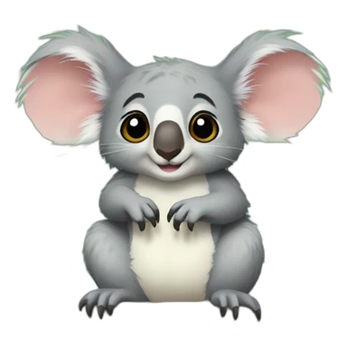 koala-hug-degu sticker
