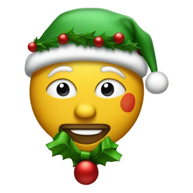 Christmas talking with an A on it sticker