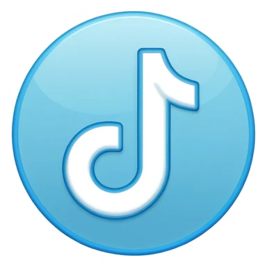 Tik tok mavi tik sticker