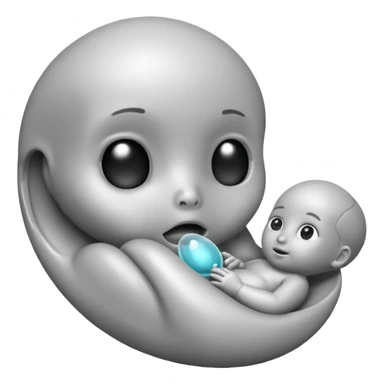 Ultrasound emoji sticker