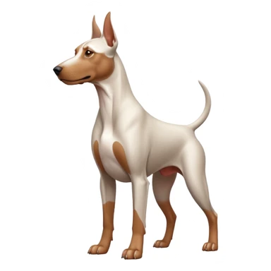 white doberman Y3 sticker