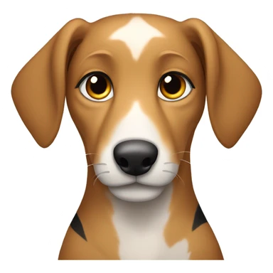 Fawn tiger greyhound sitting sticker