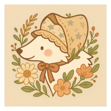 Give the Overwolf logo a cute cottagecore makeover sticker