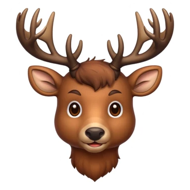 deer full  sticker