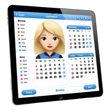 online booking for hairdresser sticker