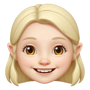 Cute dwarf female sticker