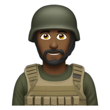 isis soldier drooling sticker