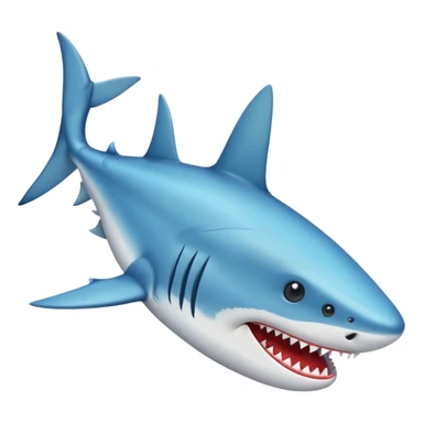 Tiburón con piernas y sapatos sticker