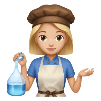 girl cooking water sticker