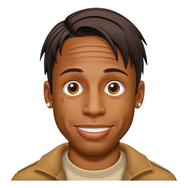 Travis Scott smiley  sticker