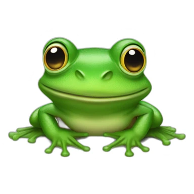 Marty mcfly as a frog sticker