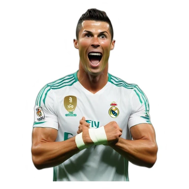 Cristiano ronaldo  celebration siuuuu sticker