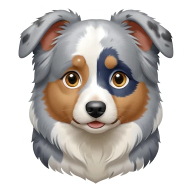 Blue merle Australian Shepherd ￼ sticker