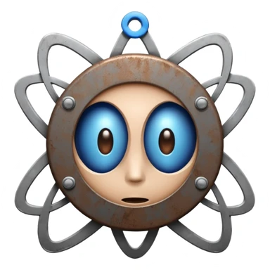 I want atom from reel steel that has gray body with black screen and blue eyes and a brown top sticker