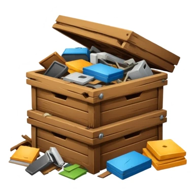 Waste furniture sticker