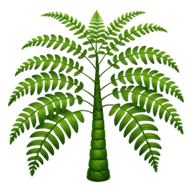 fern tree sticker