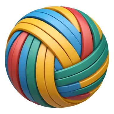 A Rubber Band Ball. sticker
