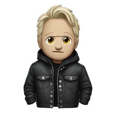 Sematary graveman in true religion jacket sticker