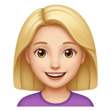 a girl genuinely feeling happy so so so much sticker