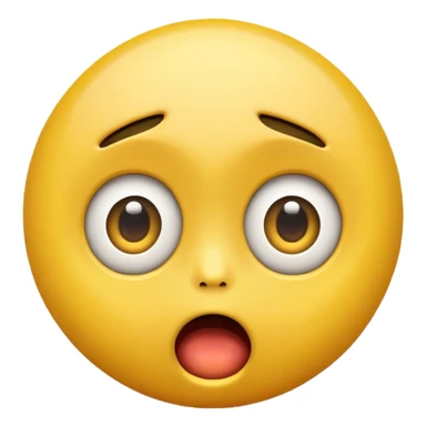 Create a Shock reaction emoji for a new social media app sticker