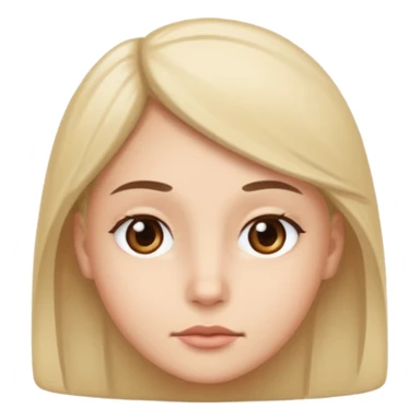 Serious side eye sticker