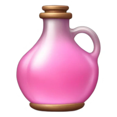 medieval potion filled with pink pale color sticker