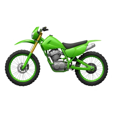 green enduro bike sticker