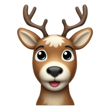 cute reindeer sticker