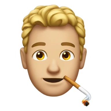 Tanner with a cig sticker