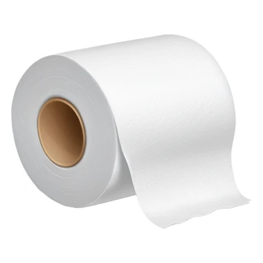 toilet paper sticker