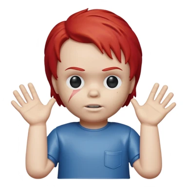 Child's Play Chuck Doll
 sticker