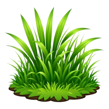 a small patch of grass  sticker